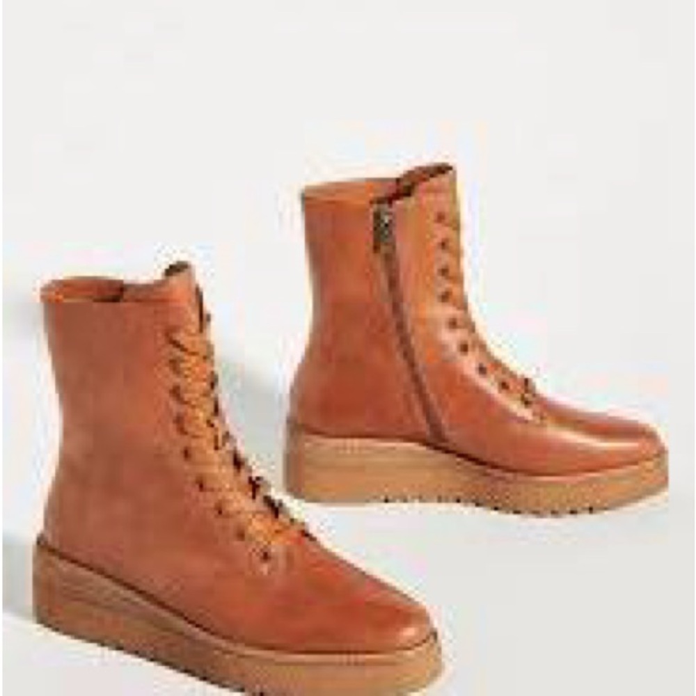 Silent D Udana Lace Up boots with side zipper